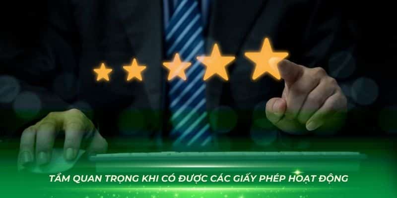 Tầm quan trọng khi có giấy phép vận hành